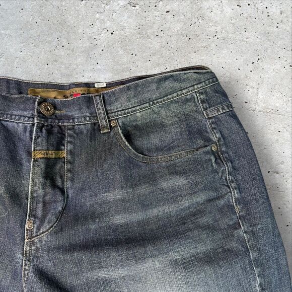 Marithe Francois Girbaud Jeans Men’s Size 38 Blue Denim Straight Leg Y2K - Picture 10 of 13